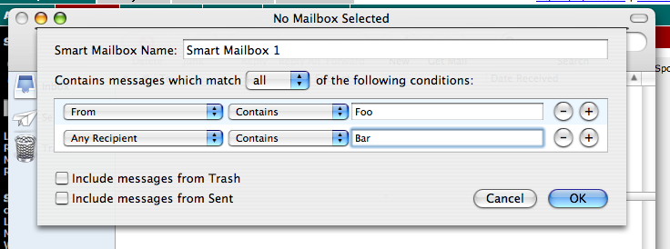 Mail smart mailbox creator