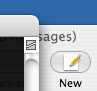 Mail New button in background